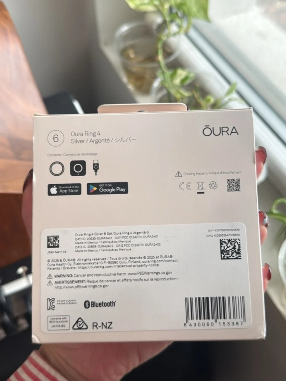 Oura ring ($150 below retail)